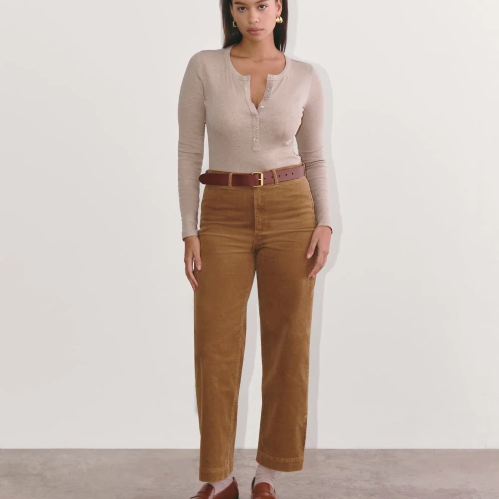 Everlane women’s Brown Corduroy Pants